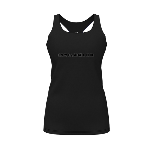[FT0TRBBK-FYS-LOGO2] Decker Racerback Tank Top (Female Youth S, Black, Logo 2)