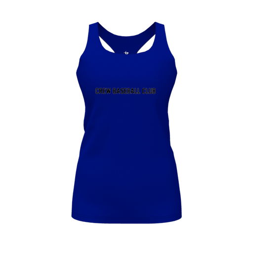[FT0TRBRY-FYS-LOGO2] Decker Racerback Tank Top (Female Youth S, Royal, Logo 2)