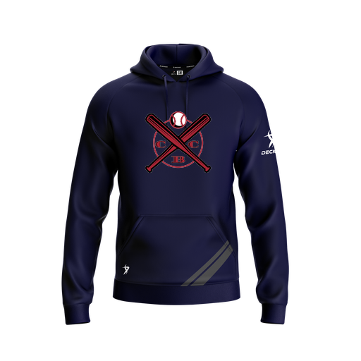 [FOLHSMNV-YXS-LOGO1] Decker Summit Hoodie (Youth XS, Navy, Logo 1)