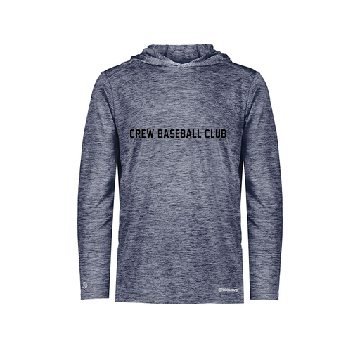 [FOLHCGNV-YS-LOGO2] Decker Youth Charge Hoodie (Youth S, Navy, Logo 2)