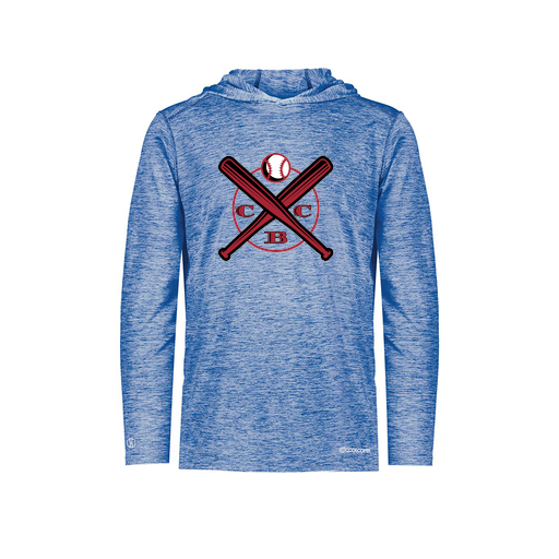 [FOLHCGRY-YS-LOGO1] Decker Youth Charge Hoodie (Youth S, Royal, Logo 1)