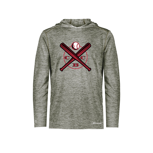 [FOLHCGGY-YS-LOGO1] Decker Youth Charge Hoodie (Youth S, Gray, Logo 1)